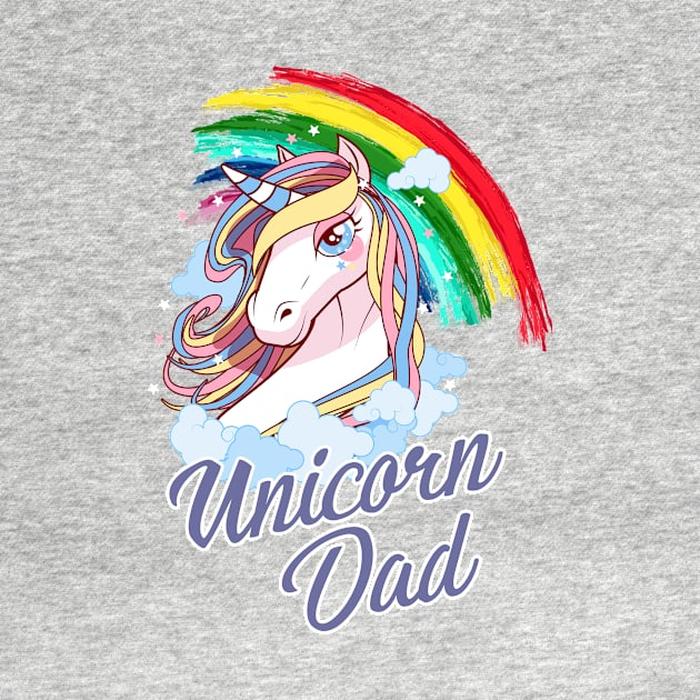 UNICORN DAD by SparkleArt